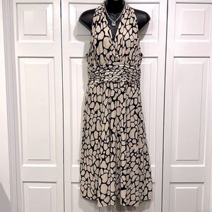 Halter Dress Women’s Size 12 Animal Print Evan Picone